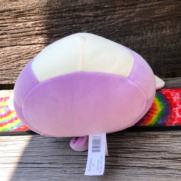💜Squishmallows Bubbles purple Bunny Squishmallow 8” h Easter rabbit plush 💜 - Picture 7 of 11